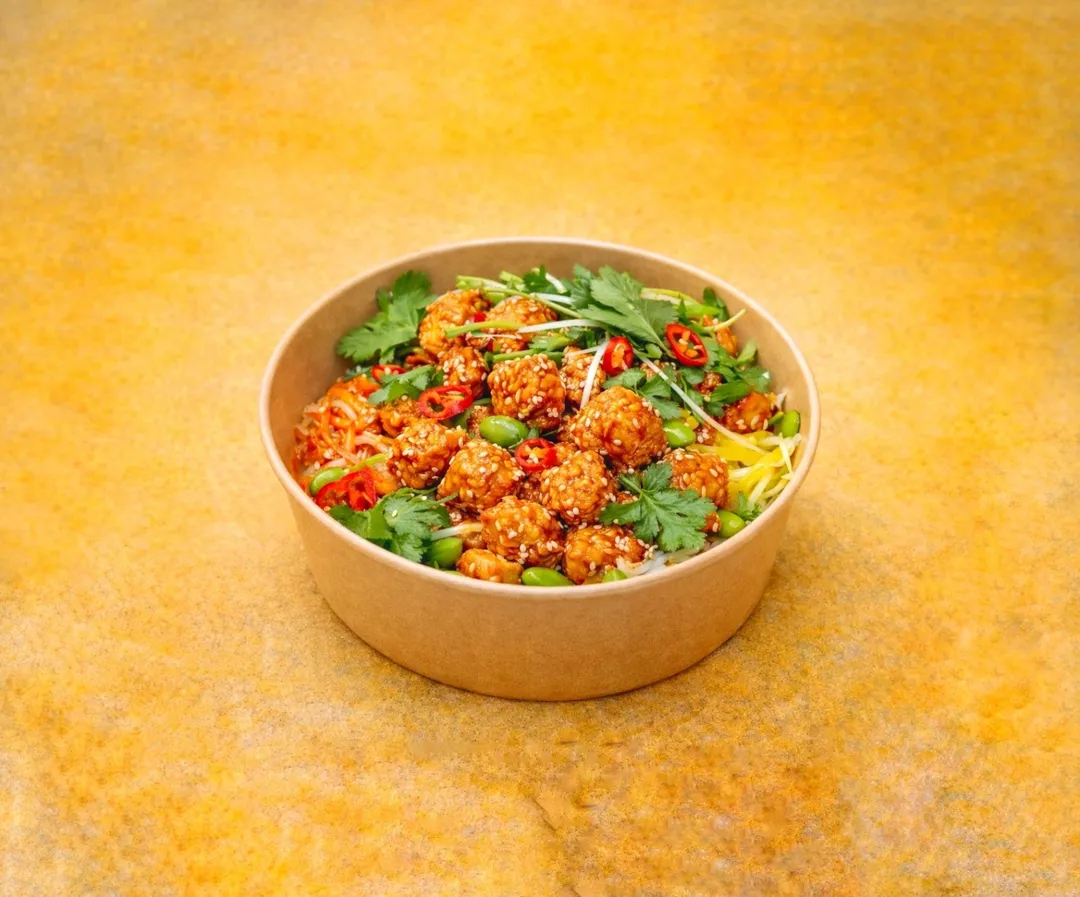 Tofu Sweet Chili Rice Bowl