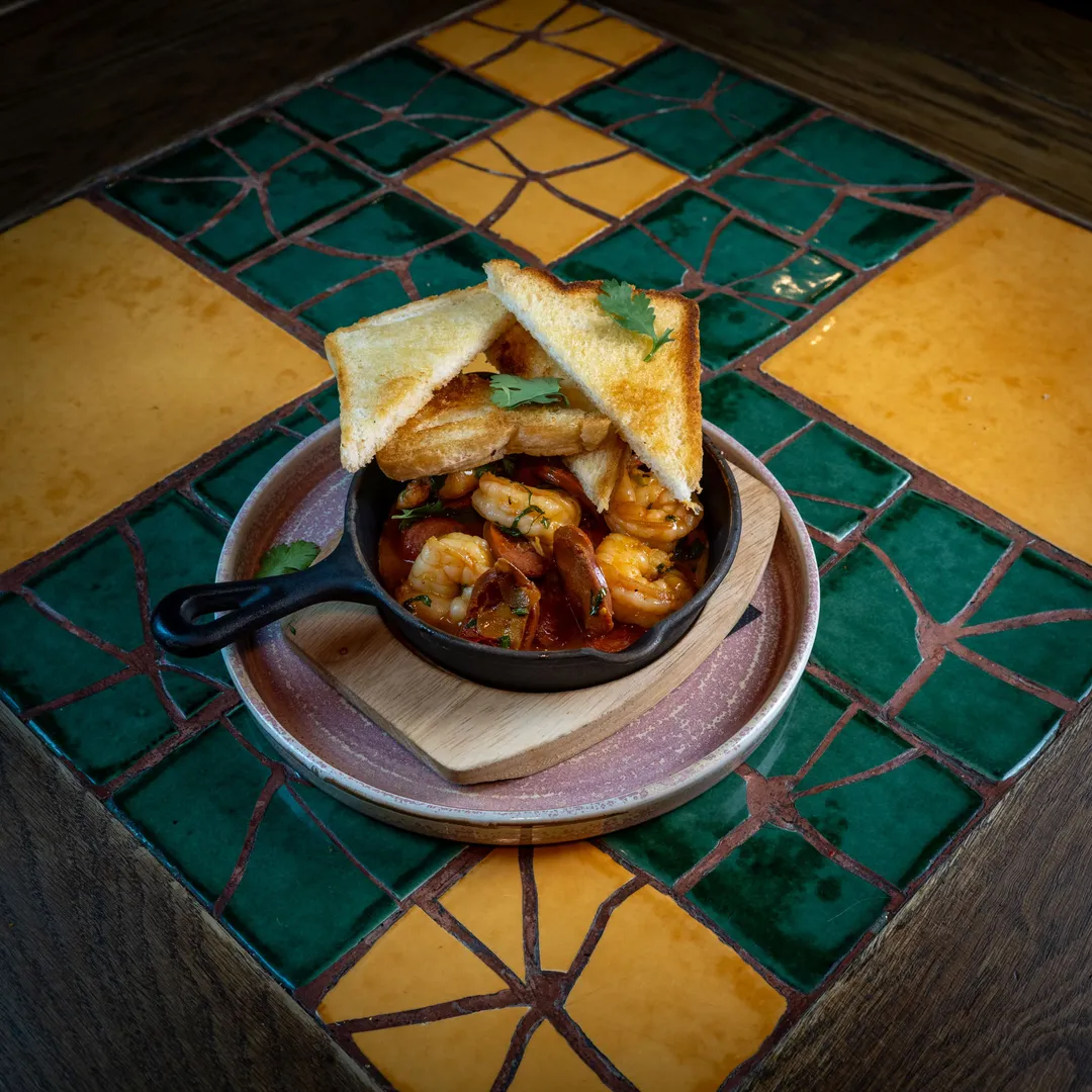 Krewetki & Chorizo