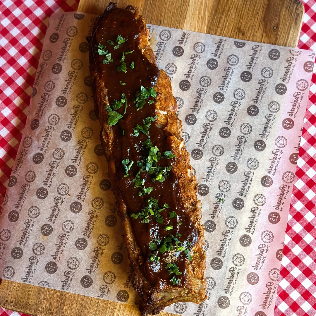Żeberka z Grilla z sosem BBQ