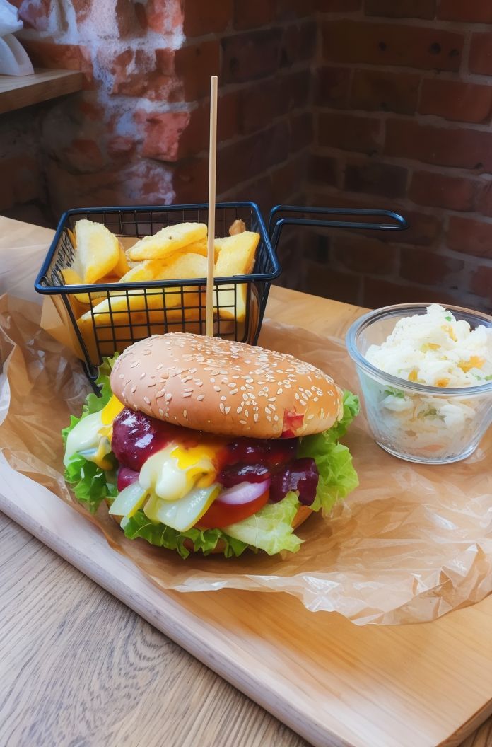 Burger wegetariański