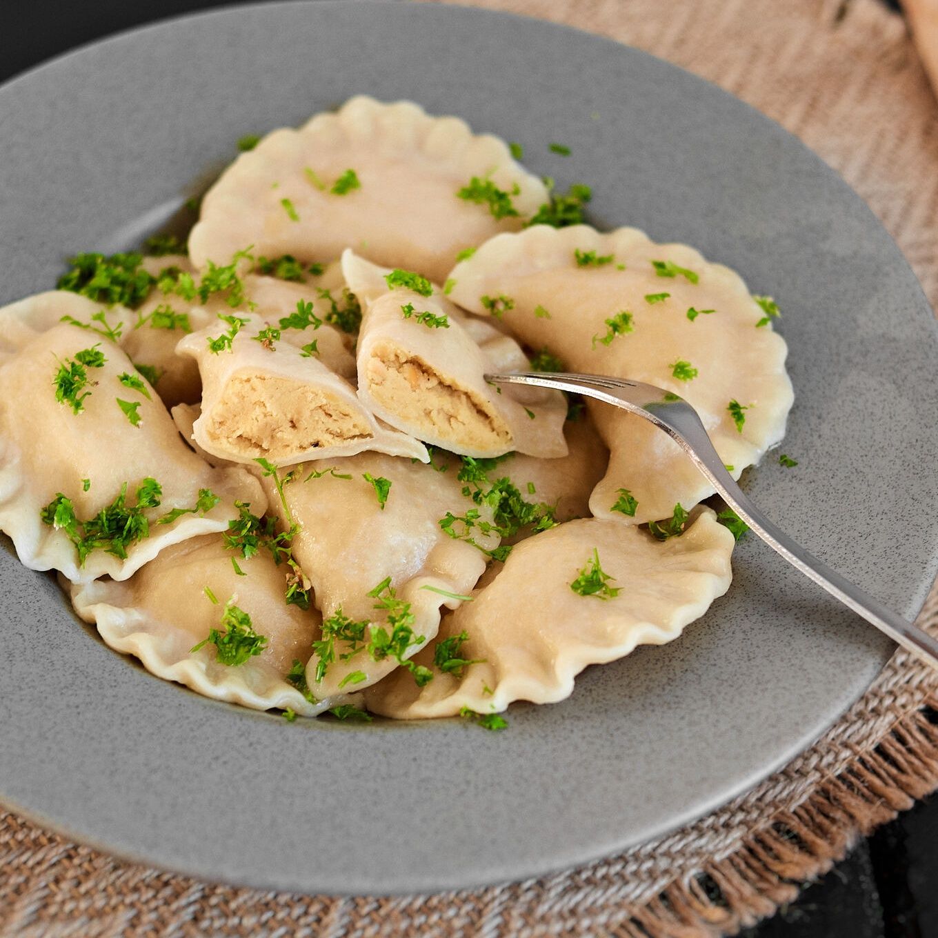 Pierogi z soczewicą