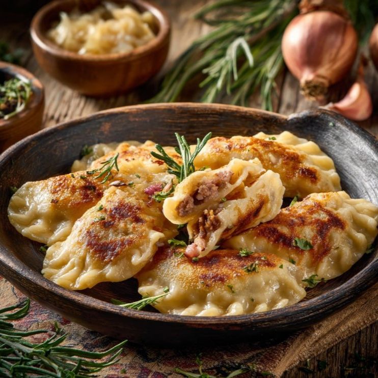 Pierogi z mięsem mrożone - 12 szt.