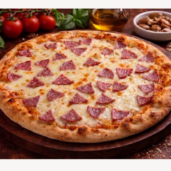 Pizza z salami Duża