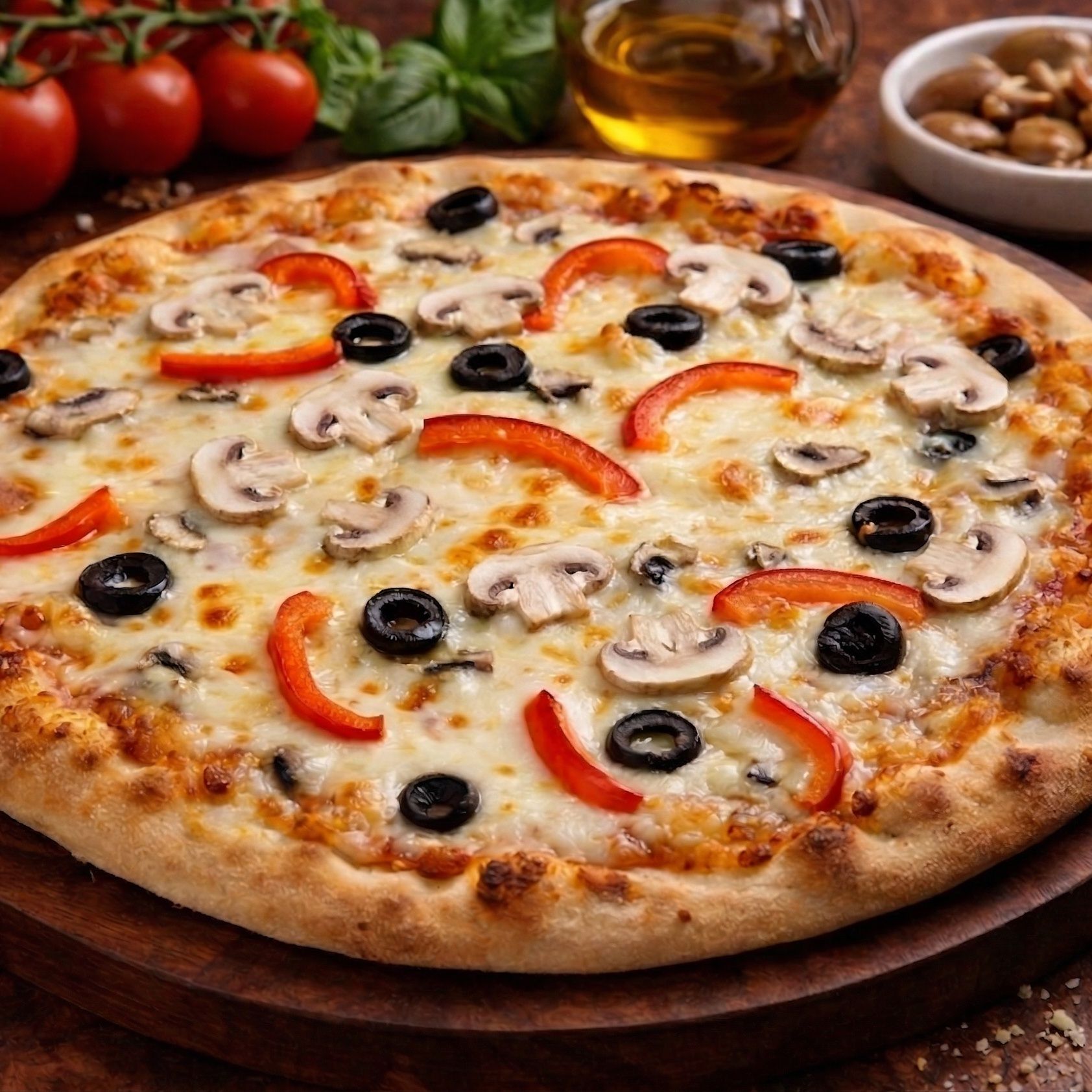 Pizza syryjska warzywna mała