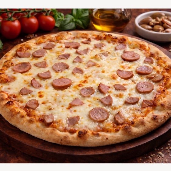 Pizza z kiełbasą Duża