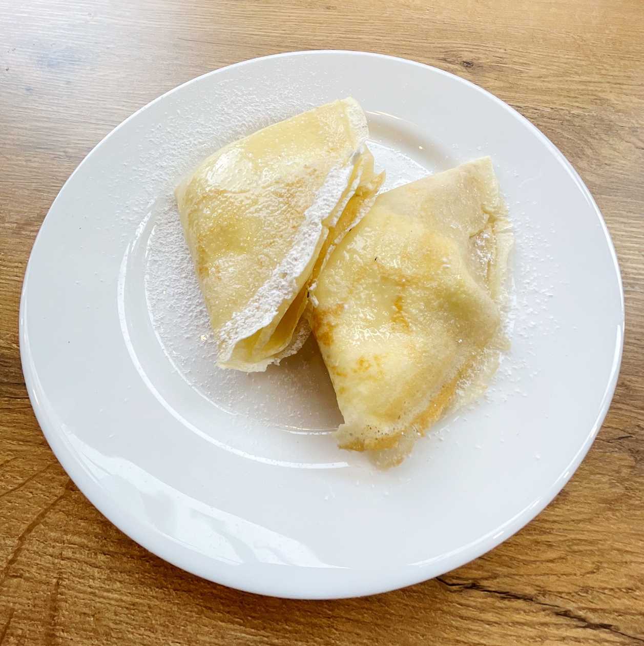 Fluffy Pancakes with Sweet Cottage Cheese (2 pcs)