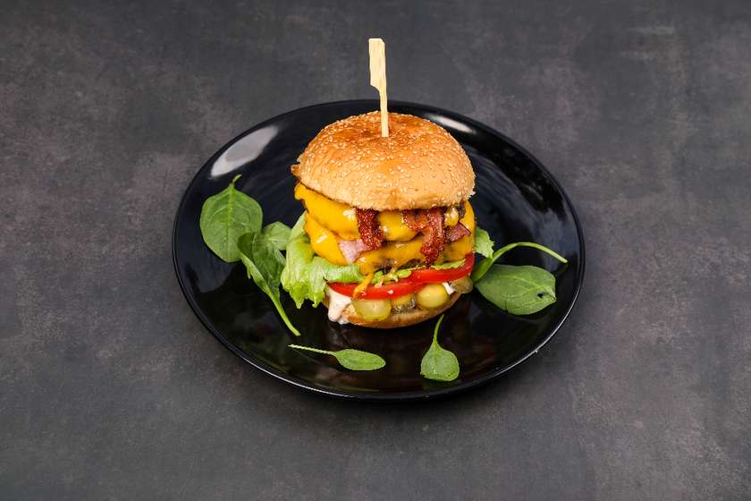 Burger Bacon Podwójny