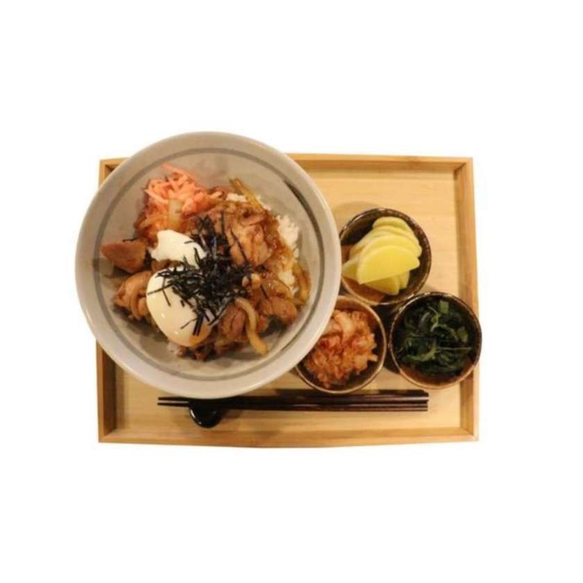 Yakitori Rice Bowl with Soft-Boiled Egg