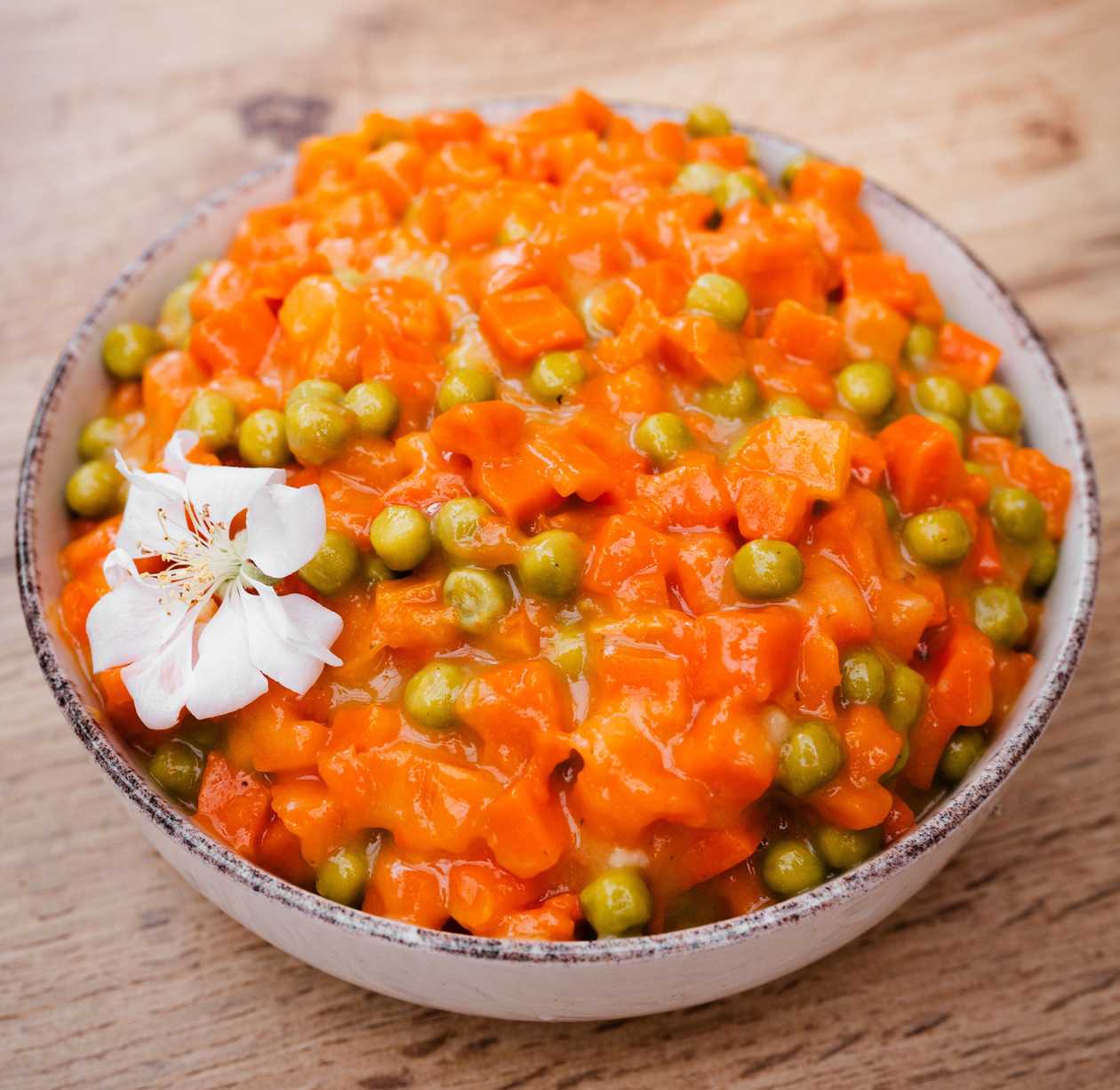 Carrot with Peas