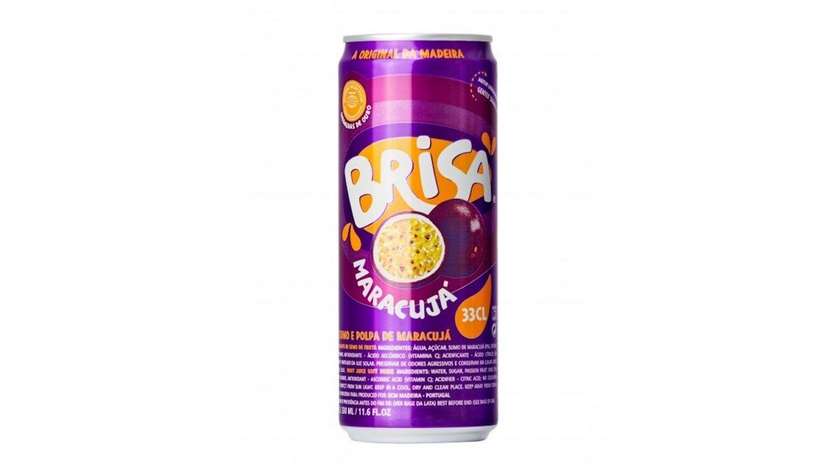 Brisa Passion Fruit Sparkling Drink from Madeira 330ml