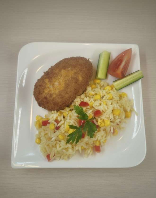 Cutlet With Rice