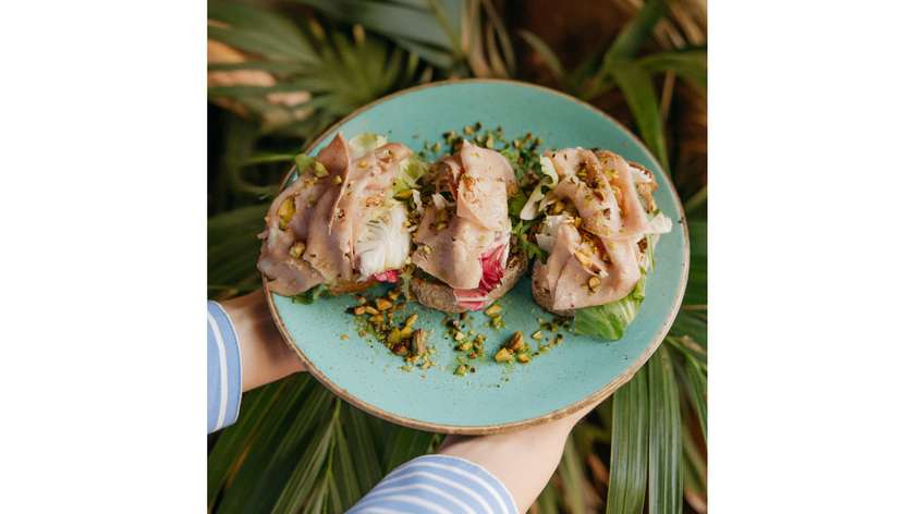 Italian Mortadella on Grain Bread