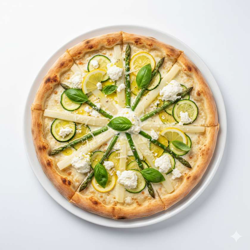 Pizza Asparagus