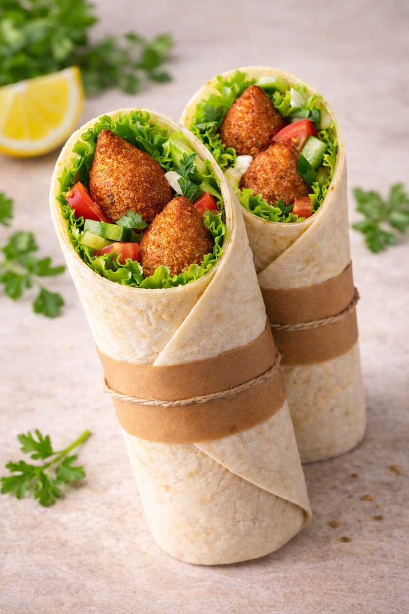 Kibbeh Wrap