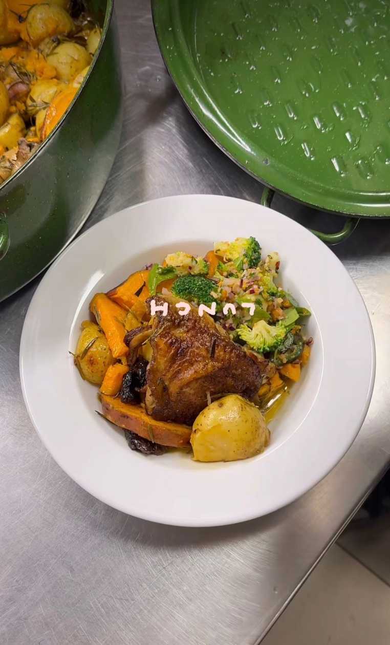 Soup + Vegan Main Dish