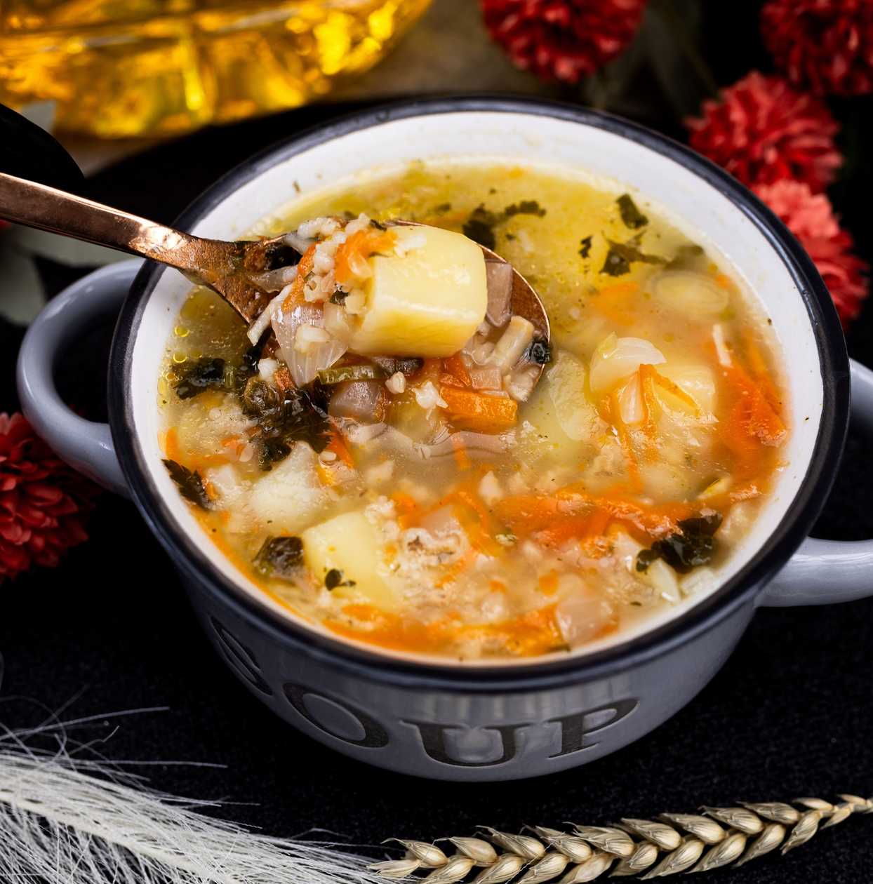 Veg Batter Noodle Soup