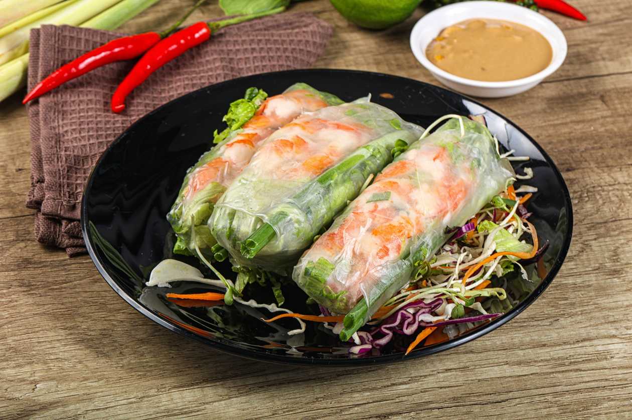 Fresh Shrimp Spring Rolls (2 Pcs)