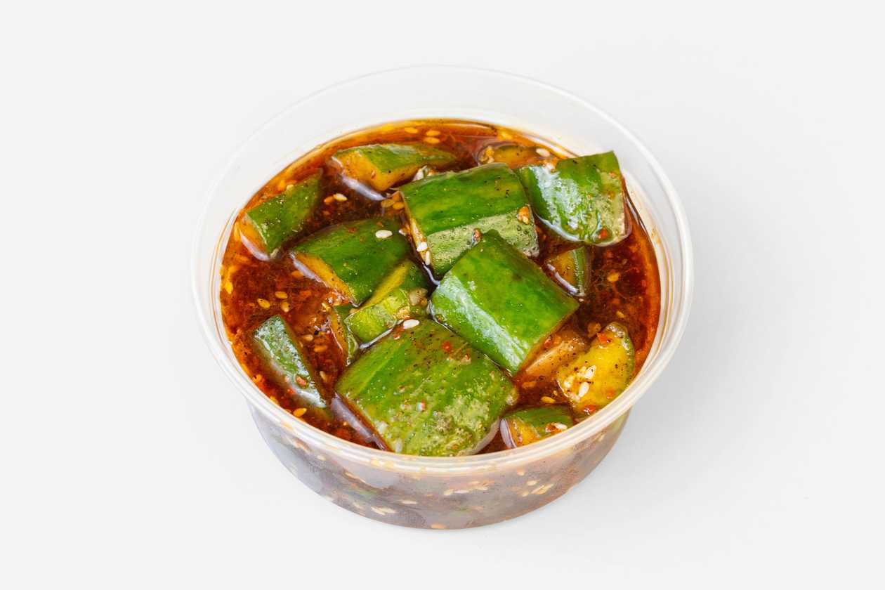 Spicy Cucumber and Garlic Salad
