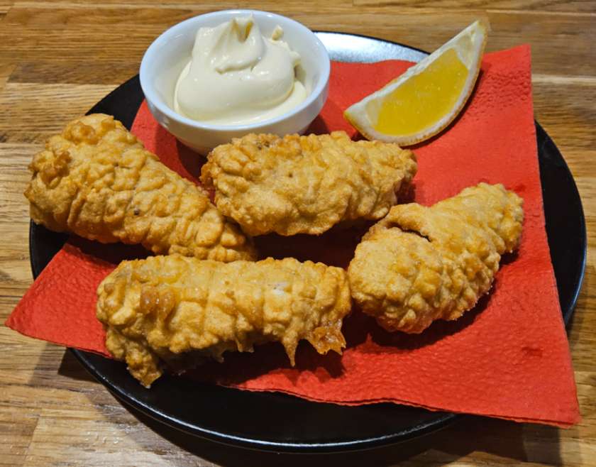 Sardinhas em Tempura