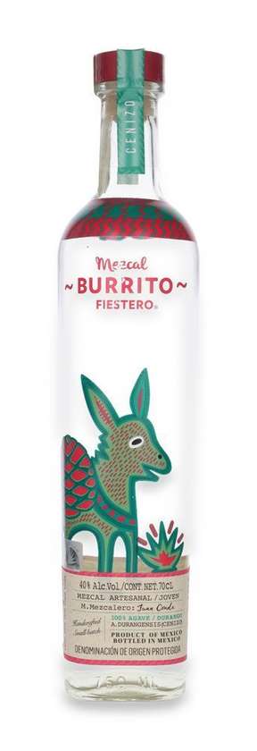 Mezcal Burrito Fiestero Cenizo