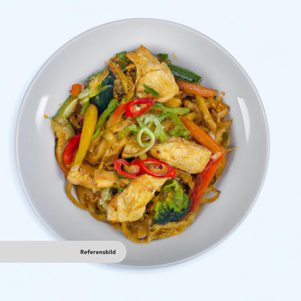 2. Kycklingwok Med Nudlar