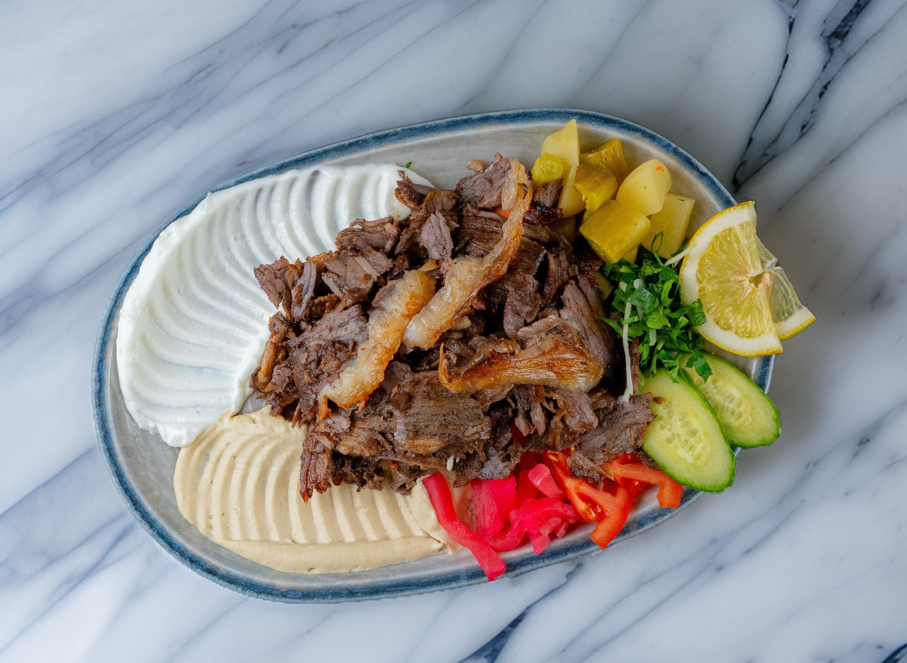 Shawarma Kött Tallrik