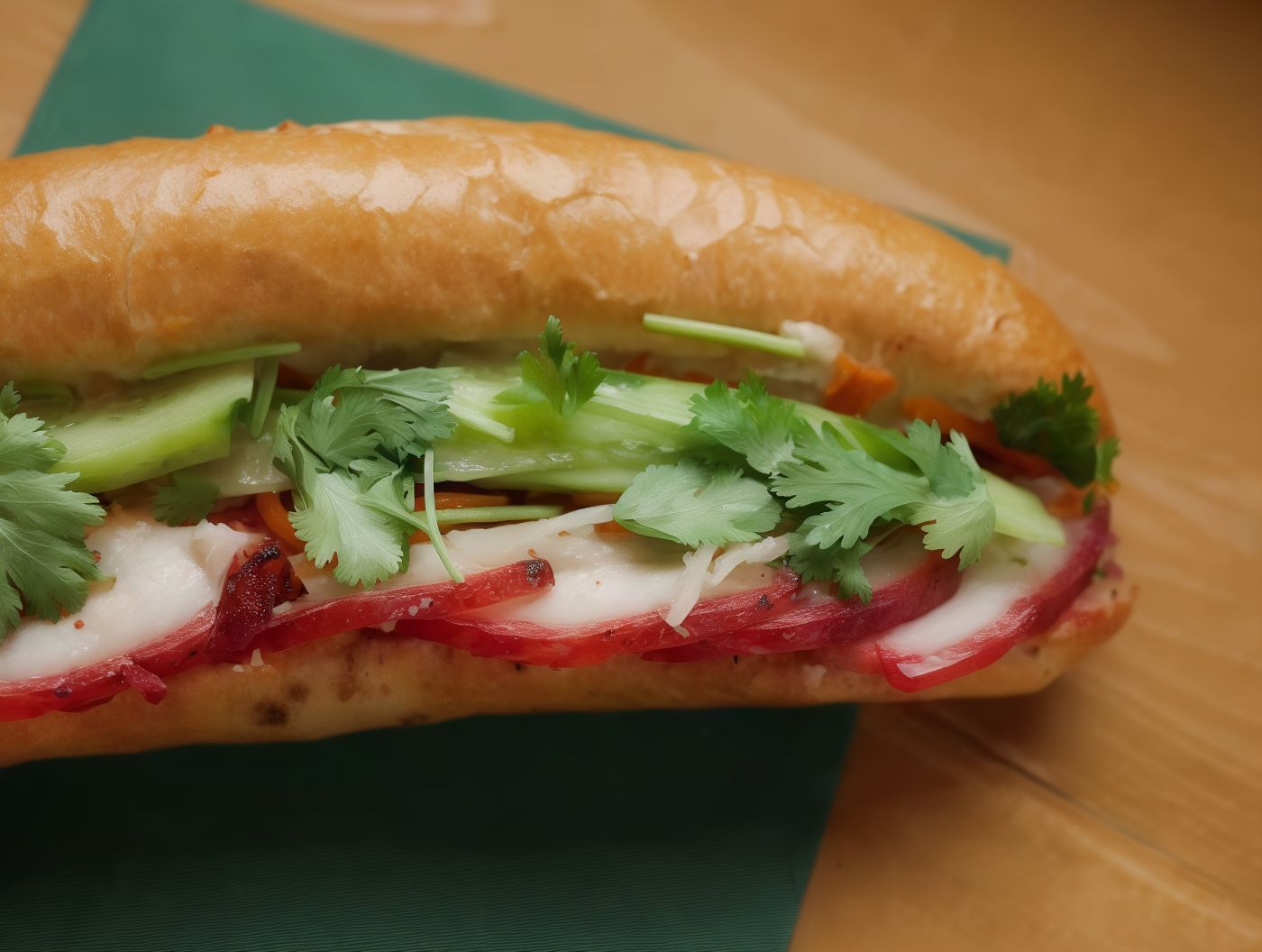 Kanapka Banh Mi tradycyjna