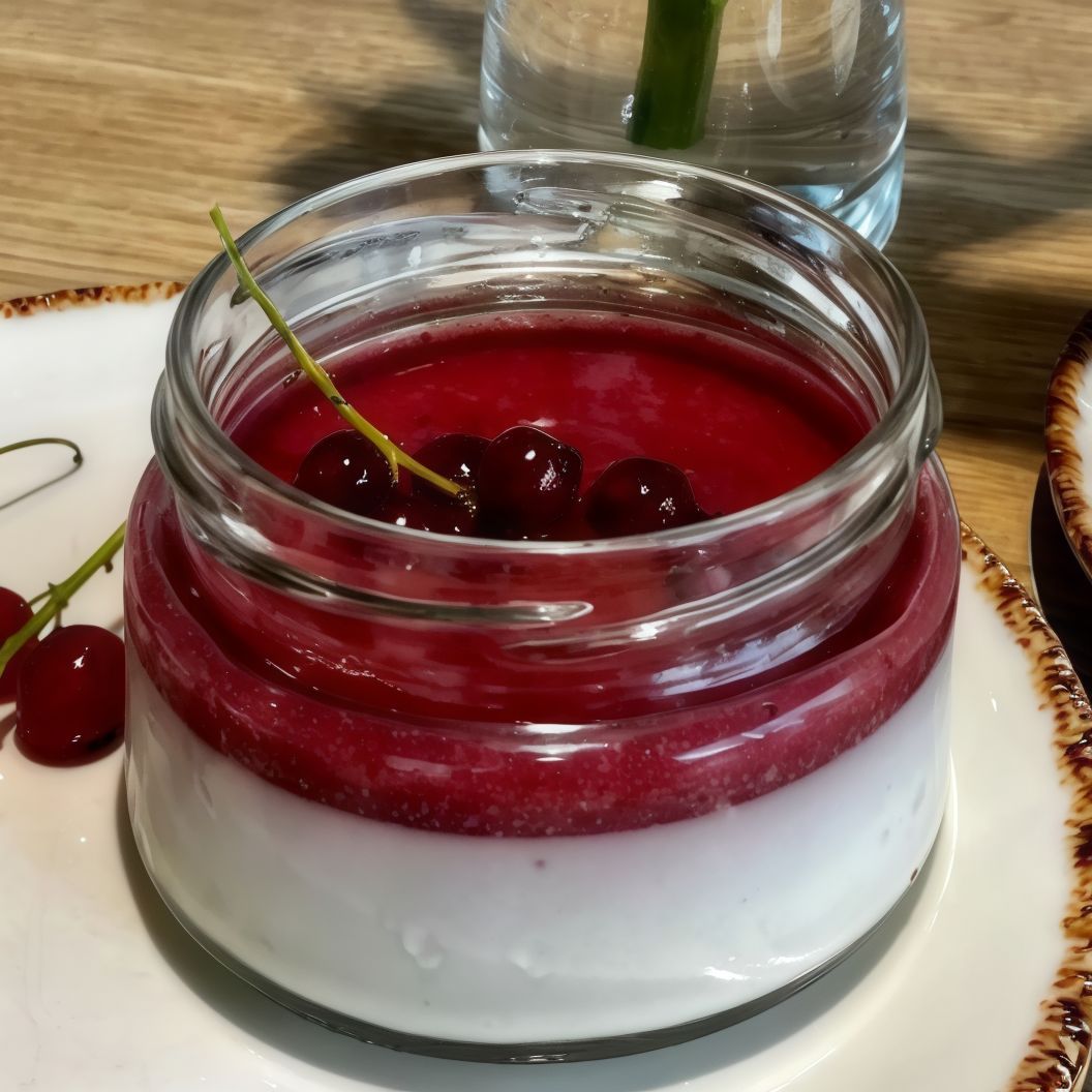 Panna cotta alla frutta