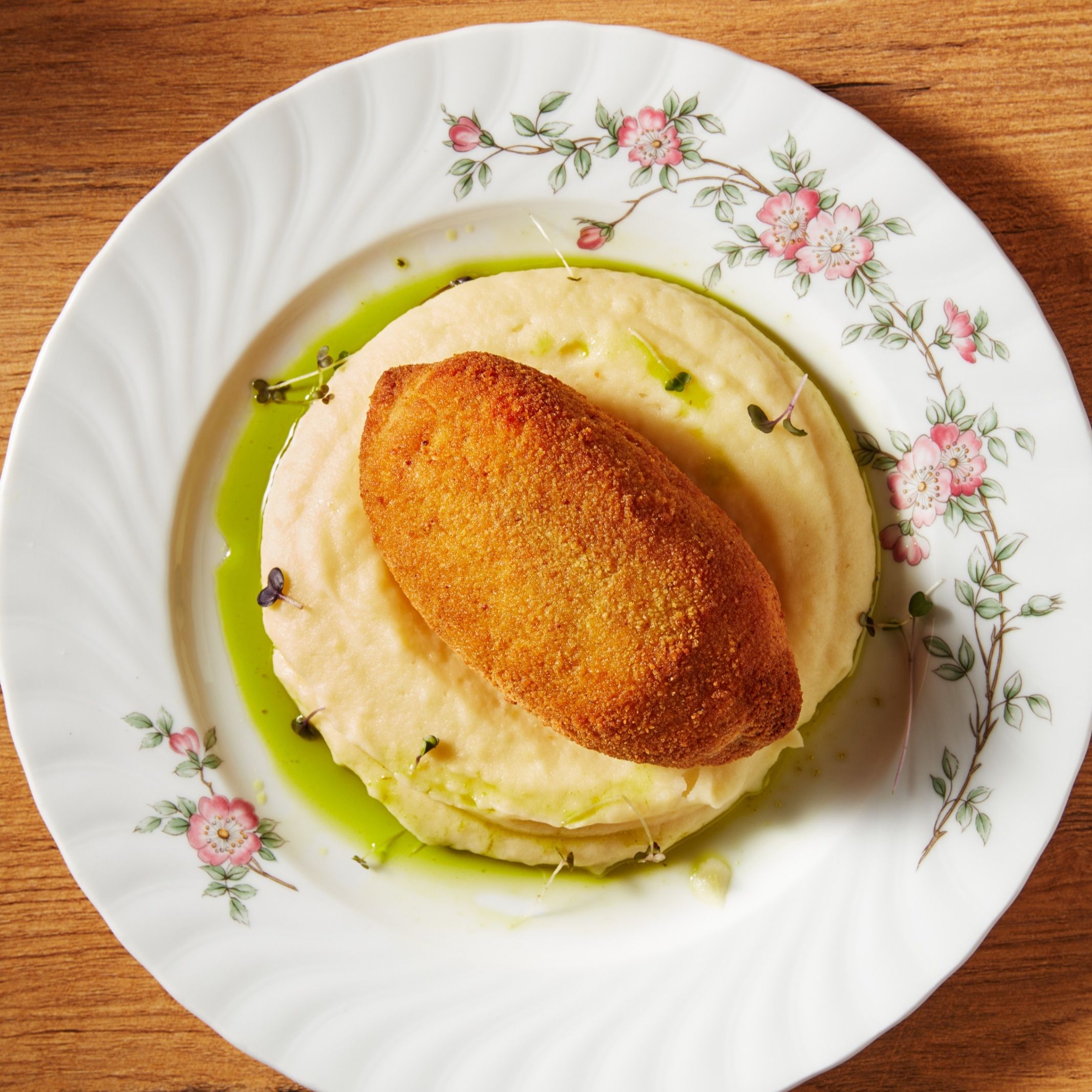 Kotlet po kijowsku z puree