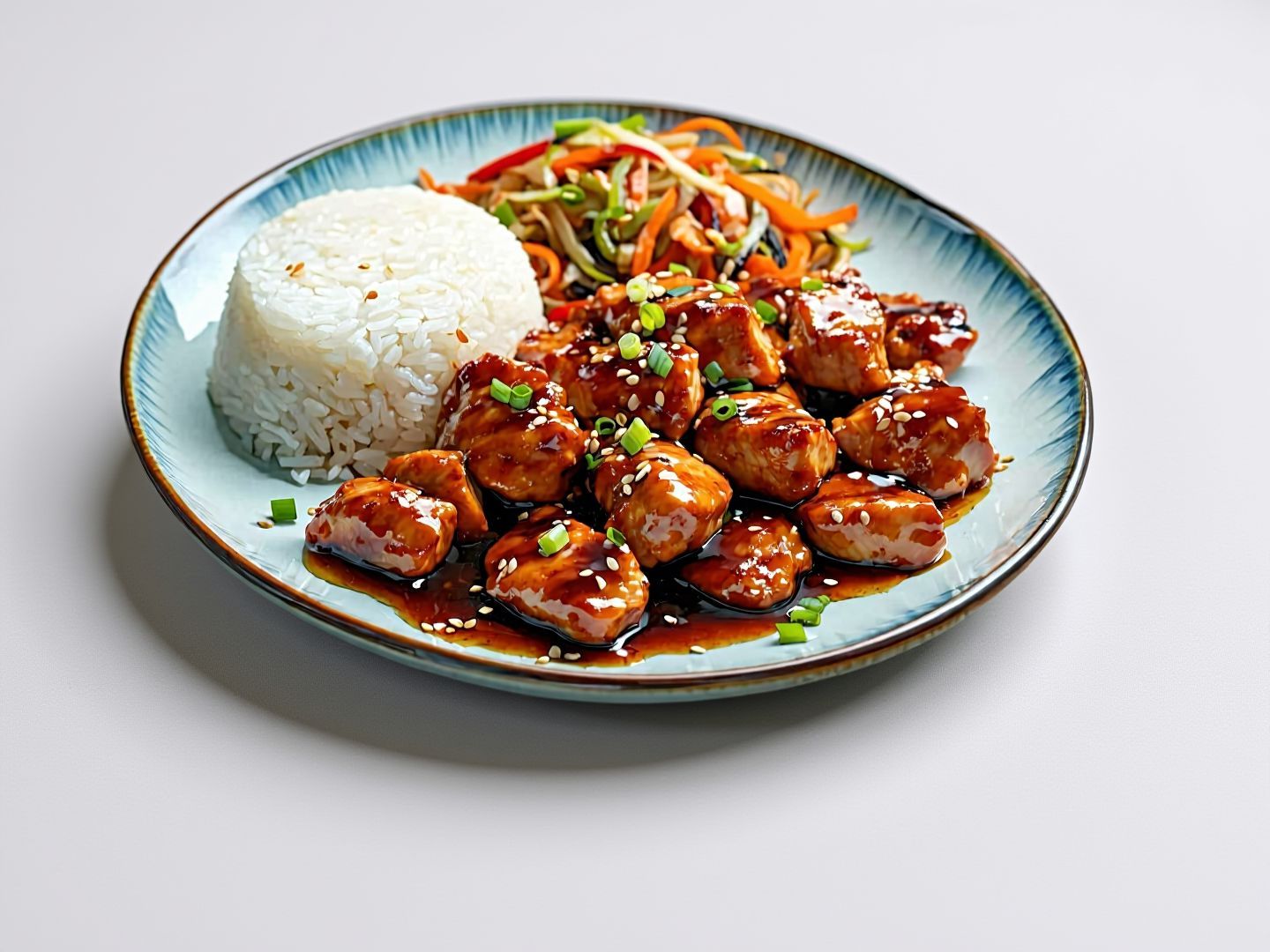 Kurczak Teriyaki z ryżem