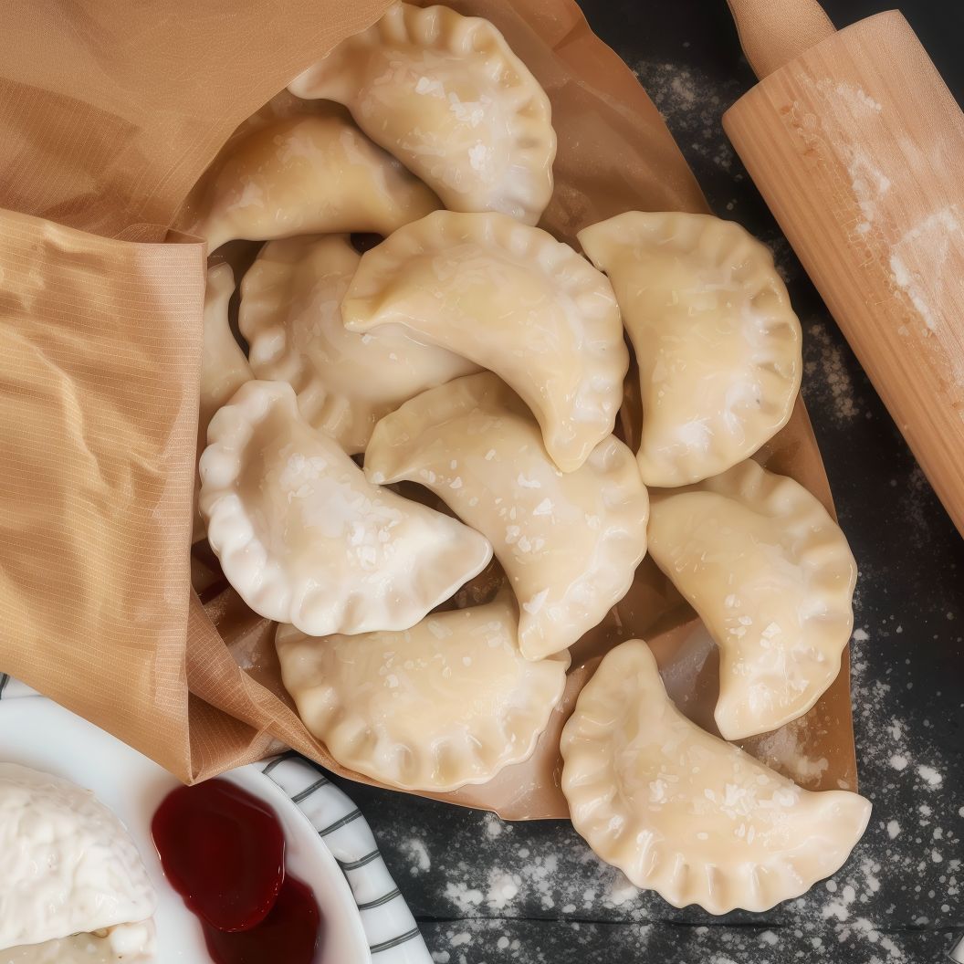 Pierogi z burakami i ricottą