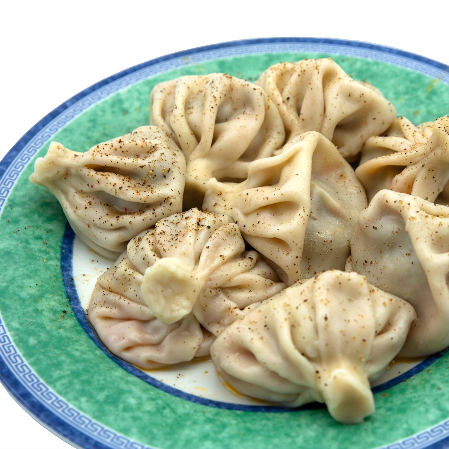 Chinkali ze szpinakiem i mozarellą
