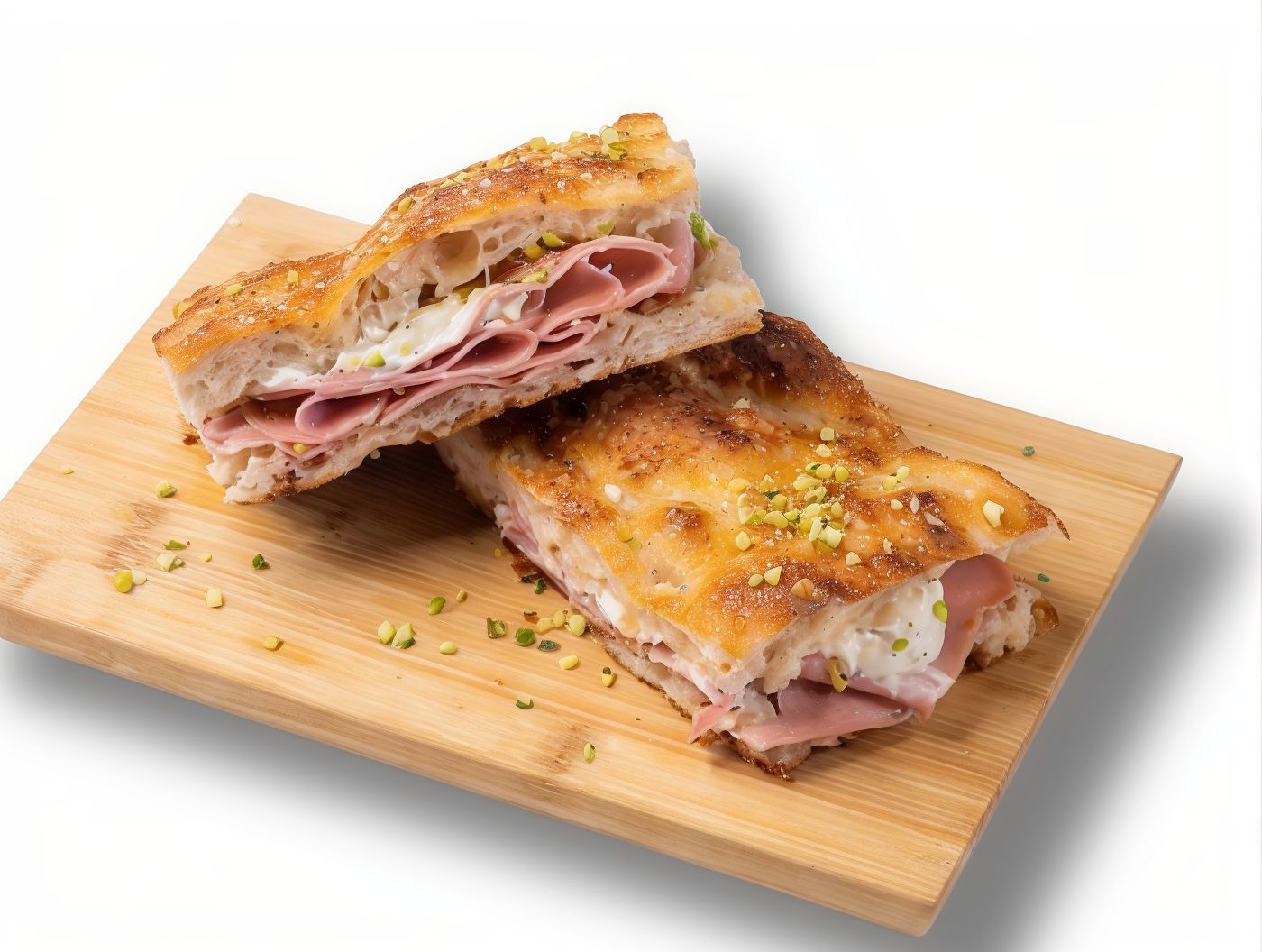FOCACCIA MORTADELLA & BURRATA full-size