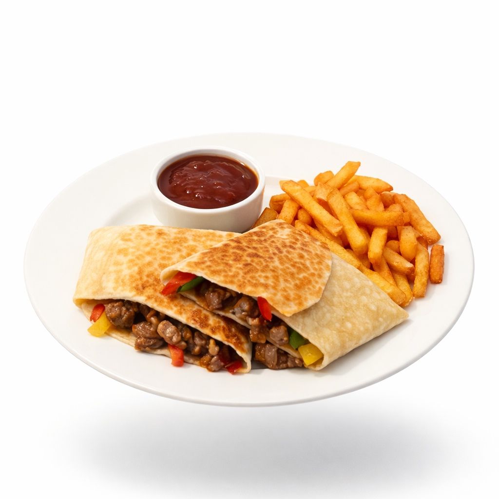 Roll grillowy z mięsem wołowym