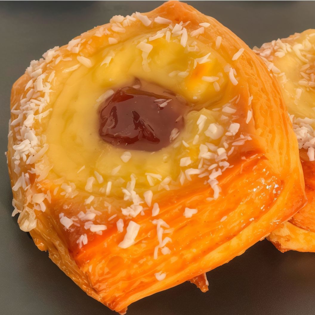 Ciastko z kremem budyniowym