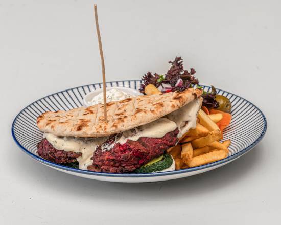 Biftek me haloumi