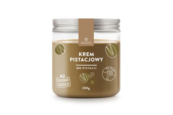 Krem pistacjowy BEZ CUKRU 200g