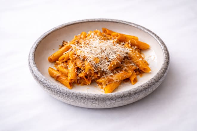 Penne z sosem pomidorowym