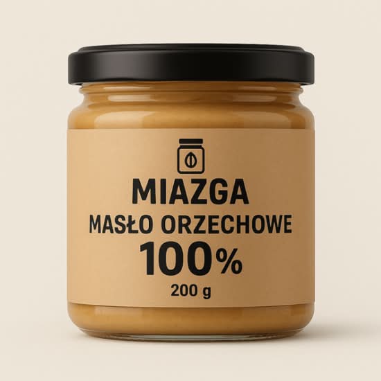 Masło arachidowe 100%, 200g