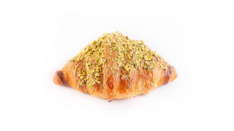 Croissant z kremem pistacjowym