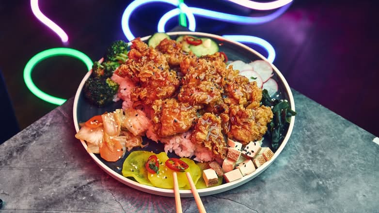 Sweet soi bites bibimbap