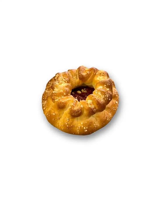 Drożdżówka z maliną