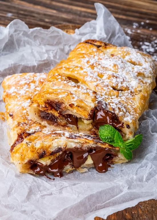 Penowani z bananem i czekoladą