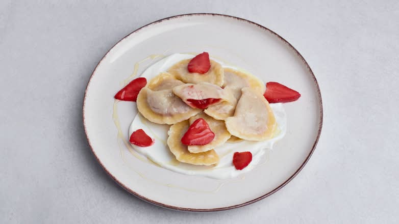 Pierogi z Truskawkami