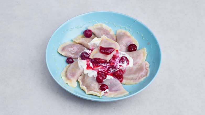 Pierogi z Wiśniami