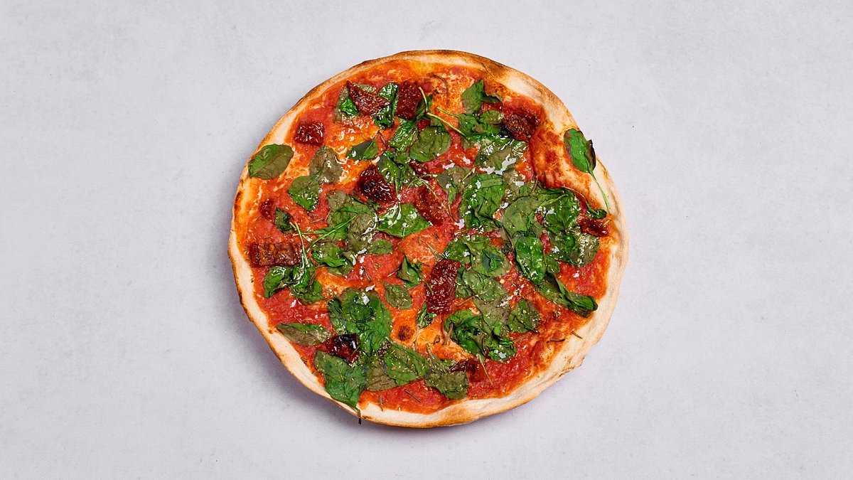 Marinara - suszone pomidory, szpinak, rozmaryn 🌿