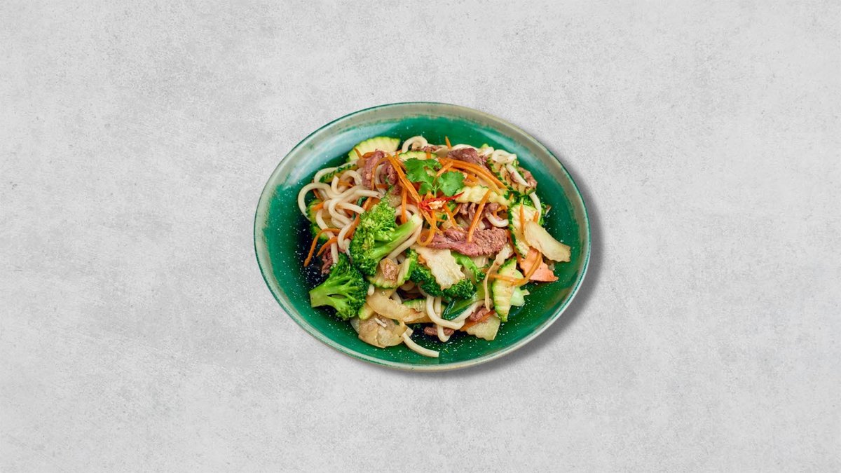 Yaki udon wołowina