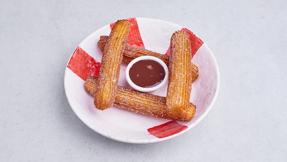 Churros czekolada
